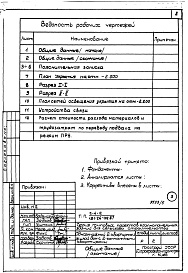 Состав альбома. Типовой проект 181-26-102.87Альбом 5 Проектная документация на подвал приспосабливаемый под ПРУ