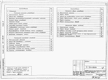 Состав альбома. Типовой проект 704-1-169.84Альбом 7 Проект производства монтажных работ. Монтаж резервуара.     