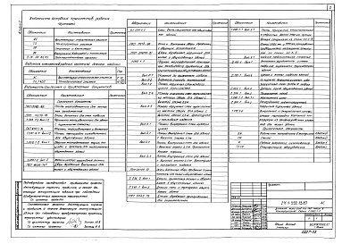 Состав альбома. Типовой проект 211-1-392.13.87Альбом 1 Архитектурно-строительные решения, технологические чертежи