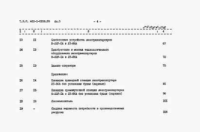 Состав альбома. Типовой проект 411-1-0159.89Альбом 5  Сметы. Часть 1. Лесотранспортер продольный одноцепной Б-22У-1А. Часть 2. Лесотранспортер сортировочный автоматизированный ЛТ-86А.     