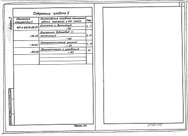 Состав альбома. Типовой проект 407-3-602.91Альбом 3 Спецификации оборудования