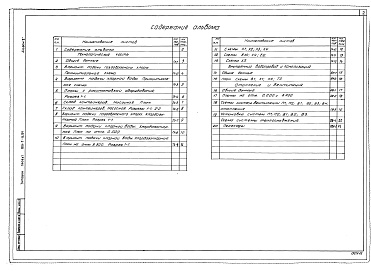 Состав альбома. Типовой проект 901-7-6.84Альбом 2 Технологическая и сантехническая части . Вариант обеззараживания питьевых вод