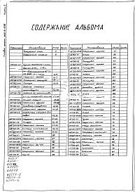 Состав альбома. Типовой проект 406-9-238Альбом 1 Рабочие чертежи