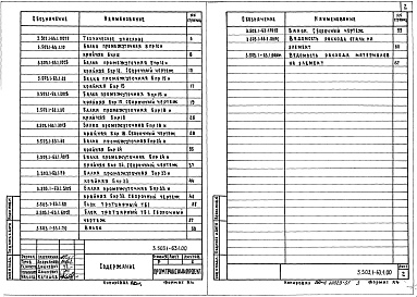 Состав альбома. Серия 3.503.1-63 ПролетныеВыпуск 1 Сборные железобетонные изделия. Рабочие чертежи