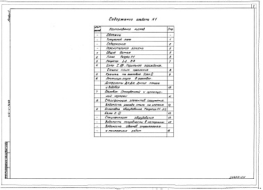 Состав альбома. Типовой проект 413-1-70.88Альбом 1 Пояснительная записка. Строительные чертежи. Спецификации оборудования. Ведомость потребности в материалах. Ведомость объемов строительных и монтажных работ. 