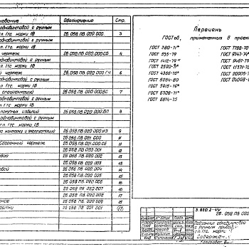 Состав фльбома. Серия 3.820.2-44 ПодъемникиВыпуск 2 Подъемник одновинтовой с ручным приводом грузоподъемностью 1 т. Марки 1 В