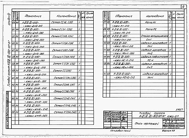Состав альбома. Типовой проект А-II,III,IV-300-397.87Альбом 7 Строительные изделия заводского изготовления. Вариант для водонасыщенных грунтов     