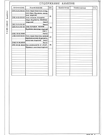 Состав альбома. Типовой проект 903-1-294.91Альбом 3  Блоки насосов, бак-аккумулятор. Газоходы    