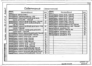 Состав альбома. Типовой проект 264-13-127с.85Альбом 5 Строительные изделия