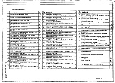 Состав альбома. Типовой проект 407-03-617.91Альбом 1 Пояснительная записка. Электротехнические чертежи