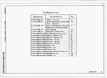 Состав альбома. Типовой проект 413-1-38.86Альбом 3 Конструкции металлические.     