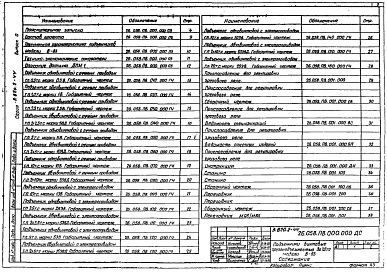 Состав альбома. Серия 3.820.2-44 ПодъемникиВыпуск 0 Пояснительная записка и габаритные чертежи подъемников