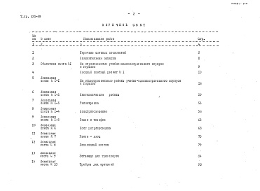 Состав альбома. Типовой проект 320-59Альбом 3.84 Часть 1, 2 Сметы      