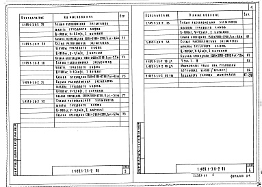 Состав альбома. Серия 1.489.1-3 ШахтыВыпуск 0-2 Шахты грузовых лифтов. Материалы для проектирования. Указания по монтажу. Ведомость расхода материалов