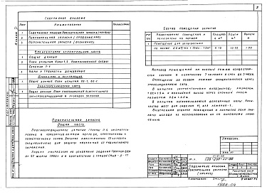Состав альбома. Типовой проект 198-235-11.86Альбом 4 Проектная документация на перевод помещений погреба для использования под ПРУ