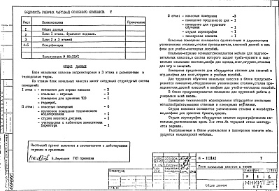 Состав альбома. Типовой проект И-1131Т Технология функциональная