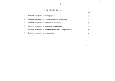 Состав альбома. Типовой проект 903-4-130.13.87Альбом 4 Ведомости потребности в материалах