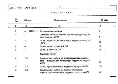 Состав альбома. Типовой проект 503-1-50.86Альбом 5 Сметы ( Книги 1, 2 )     