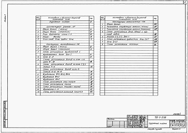 Состав альбома. Типовой проект 705-3-37.88Альбом 3  Архитектурные решения. Конструкции железобетонные. Контсрукции металлические.      