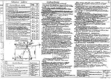 Состав альбома. Типовой проект 903-1-125/77Альбом 2 Архитектурно-строительная часть.