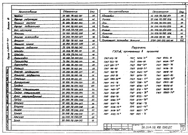 Состав альбома. Серия 3.820.2-44 ПодъемникиВыпуск 10 Подъемник одновинтовой с электроприводом грузоподъемностью 1 т марки 2,5В