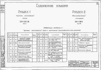 Состав альбома. Типовой проект 901-6-29Альбом 6 Электротехническая часть