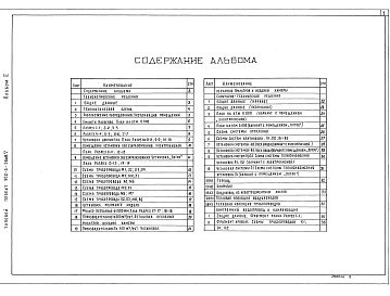 Состав альбома. Типовой проект 902-3-56м.87Альбом 2 Технологические решения. Отопление и вентиляция. Внутренний водопровод и канализация    