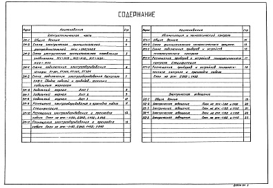 Состав альбома. Типовой проект 902-3-44.85Альбом 4 Электротехническая часть. Автоматизация (из ТП 902-3-46.85)    