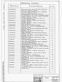 Состав альбома. Типовой проект 702-1-16.90Альбом 6 Нестандартизированное оборудование     