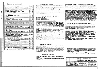 Состав альбома. Типовой проект 282-3-36Альбом 1 Архитектурно-строительные и технологические чертежи