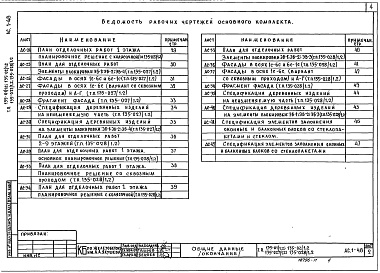 Состав альбома. Типовой проект 135-02/1.2Альбом 6 Конструктивный вариант (окна и балконные двери со стеклопакетами. Окна и балконные двери со стеклопакетами и стеклом) (из т.п. 135-01/1.2) (АС.1-48)