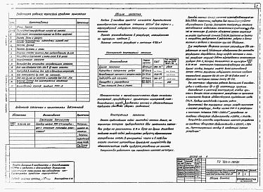 Состав альбома. Типовой проект 704-1-169.84Альбом 2 Конструкции металлические понтона.     