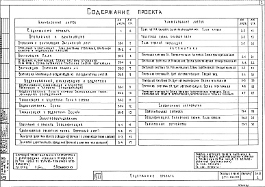 Состав альбома. Типовой проект 271-20-112Альбом 2 Сантехнические и электротехнические чертежи