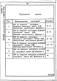 Состав альбома. Типовой проект 409-013-17.83Альбом 9  Ведомости потребности в материалах.     