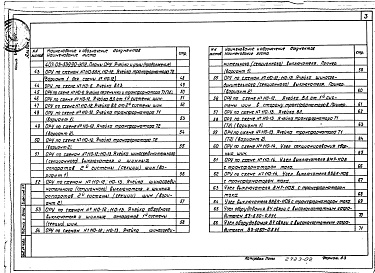 Состав альбома. Типовой проект 407-03-539.90Альбом 2 Планы ОРУ, ячейки, узлы.