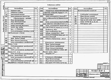 Состав альбома. Типовой проект 903-4-81.87Альбом 1 Пояснительная записка. Архитектурно-строительные и санитарно-технические решения