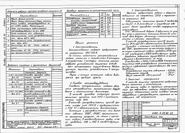 Состав альбома. Типовой проект У.812-9-20.96Альбом 1 Пояснительная записка. Технологические решения. Электротехнические решения. Автоматизация. Связь и сигнализация. Архитектурные решения. Конструкции железобетонные. Тепломеханические решения. Отопление и вентиляция. Водоснабжение и канализация