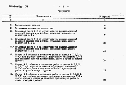 Состав альбома. Типовой проект 902-1-44/79Альбом 10 Сметы