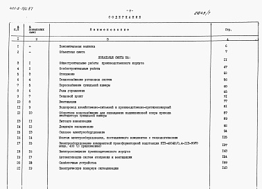 Состав альбома. Типовой проект 411-2-186.87Альбом 7  Сметы. Части 1 и 2.      