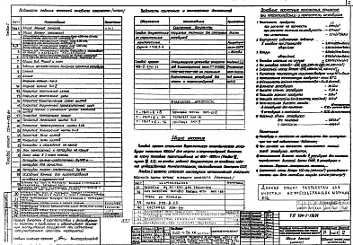Состав альбома. Типовой проект 704-1-170.84Альбом 1  Конструкции металлические резервуара    