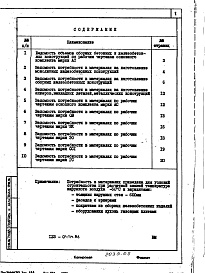 Состав альбома. Типовой проект 123-041м.86Альбом 23 Ведомости потребности в материалах