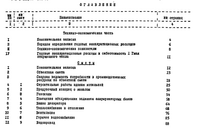 Состав альбома. Типовой проект 903-1-128/77Альбом 6 Сметы и технико-экономическая часть
