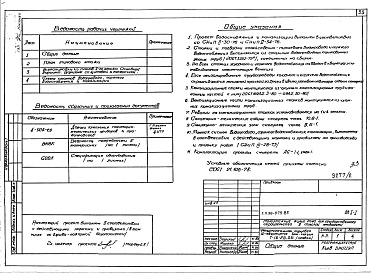Состав альбома. Типовой проект 96-075.85Альбом 1 Архитектурно-строительные, сантехнические и электротехнические чертежи выше отметки 0.000