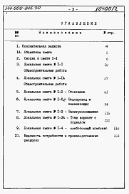 Состав альбома. Типовой проект 144-000-846.90Альбом 2 Сметы
