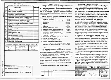 Состав альбома. Типовой проект 705-5-054с.89Альбом 1 Пояснительная записка. Конструкции  металлические