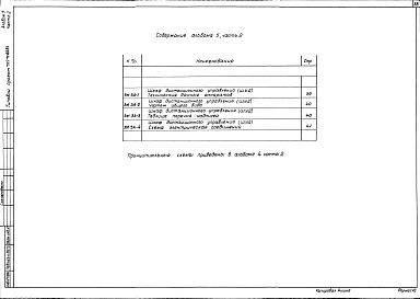 Состав альбома. Типовой проект 705-4-88.84Альбом 5. Задание заводу-изготовителю на щиты автоматизации.