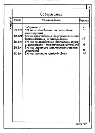 Состав альбома. Типовой проект 416-7-266.87Альбом 4 Ведомости потребности в материалах