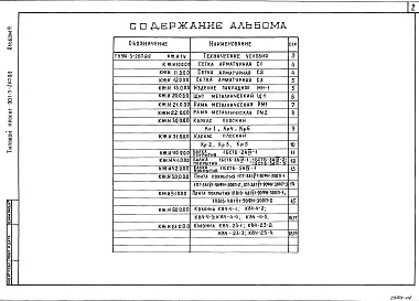 Состав альбома. Типовой проект 901-3-260.89Альбом 4 Строительные изделия	