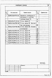Состав альбома. Типовой проект Альбом 3 Ворота распашные 3х3 м и строительные изделия