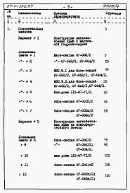 Состав альбома. Типовой проект 87-0-152.87Альбом 3 Сметы книги 1,2